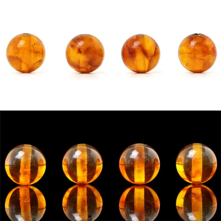 【粒売り/バラ売り】アンバー 8mm |  | 03
