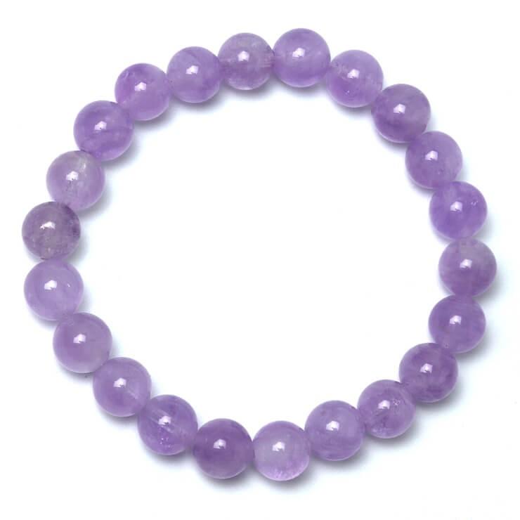 ラベンダーアメジスト8mm シンプルブレスレット |  | 03