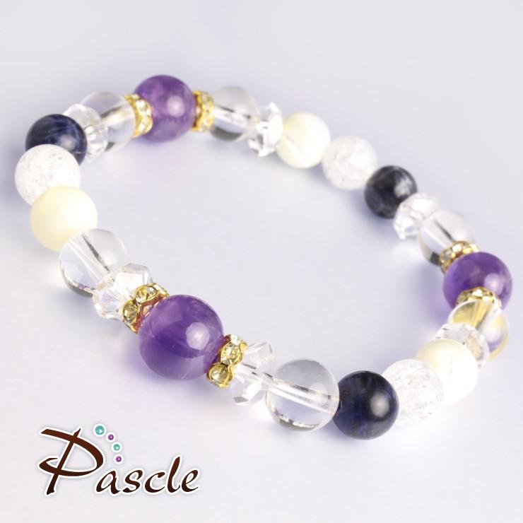 アメジスト・ソーダライト デザインブレスレット |  | 01