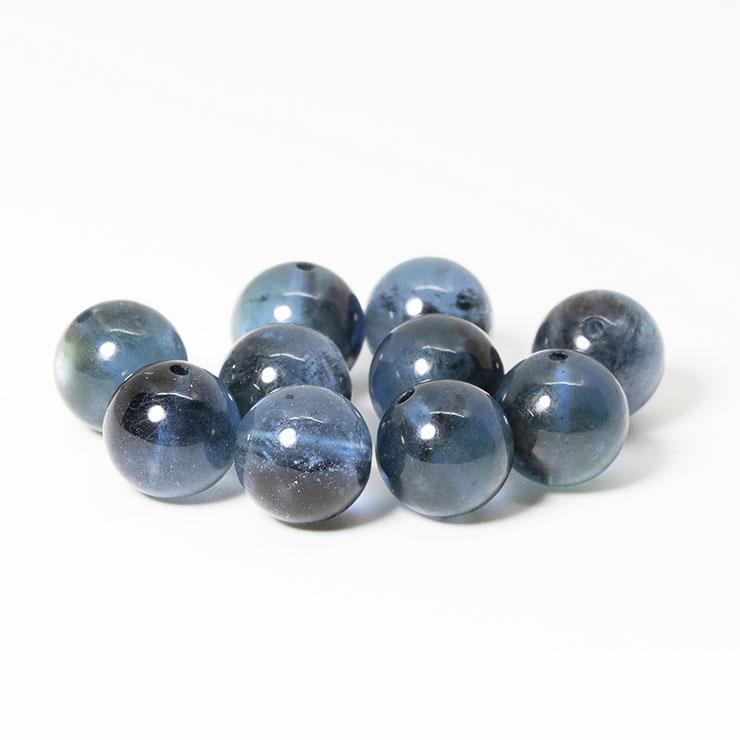【粒売り/バラ売り】ブラックスターアクアマリン 8mm |  | 01