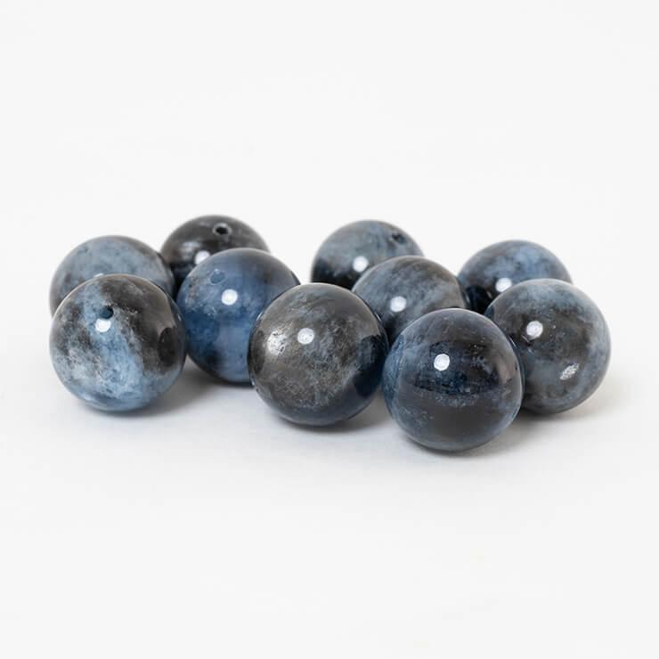 【粒売り/バラ売り】ブラックスターアクアマリン　12mm |  | 01