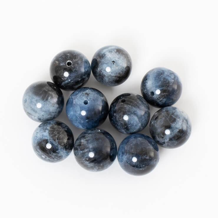 【粒売り/バラ売り】ブラックスターアクアマリン　12mm |  | 02