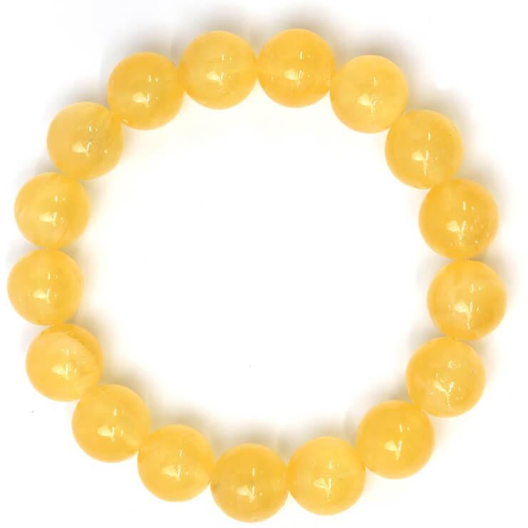 アラゴナイト12mm シンプルブレスレット |  | 03