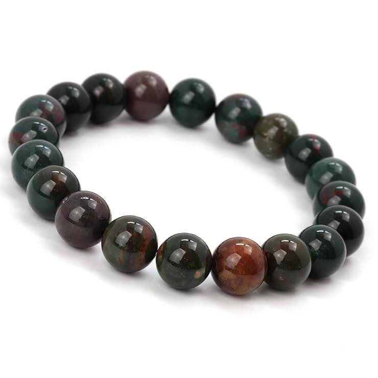 ブラッドストーン10mm シンプルブレスレット | 