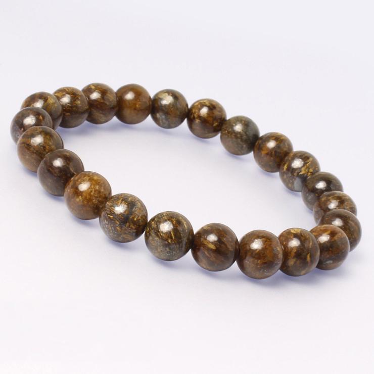 ブロンザイト8mm シンプルブレスレット | 