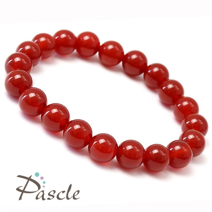カーネリアン10mm シンプルブレスレット |  | 01