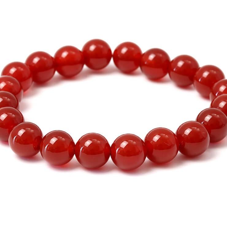 カーネリアン10mm シンプルブレスレット |  | 02