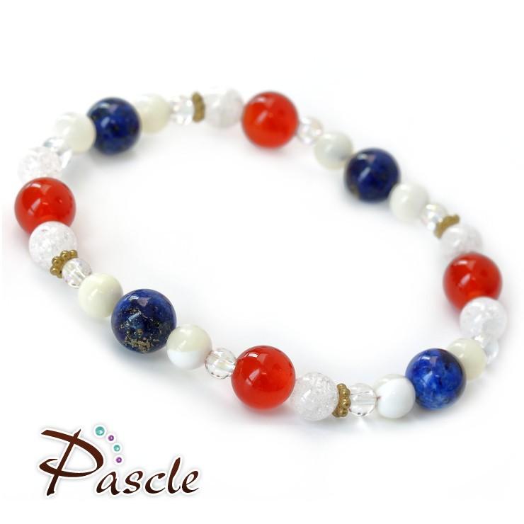 カーネリアン・ラピスラズリ デザインブレスレット |  | 01