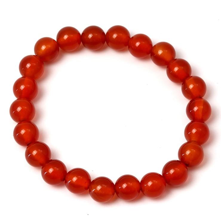 カーネリアン（オレンジ）8mm シンプルブレスレット |  | 03