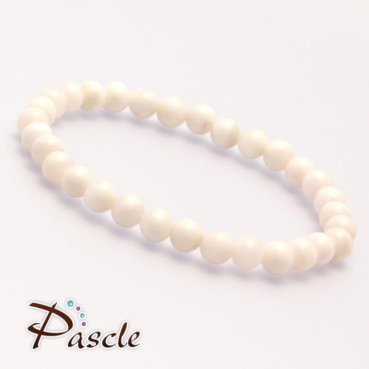 ピンクカルサイト6mm シンプルブレスレット |  | 01