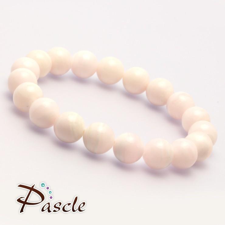 ピンクカルサイト10mm シンプルブレスレット |  | 01