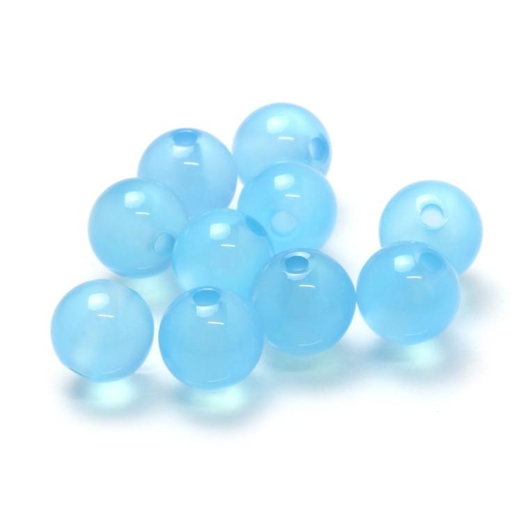 【粒売り/バラ売り】シーブルーカルセドニー 6mm | 