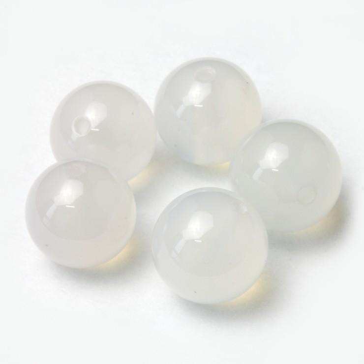 【粒売り/バラ売り】ホワイトカルセドニー 10mm | 
