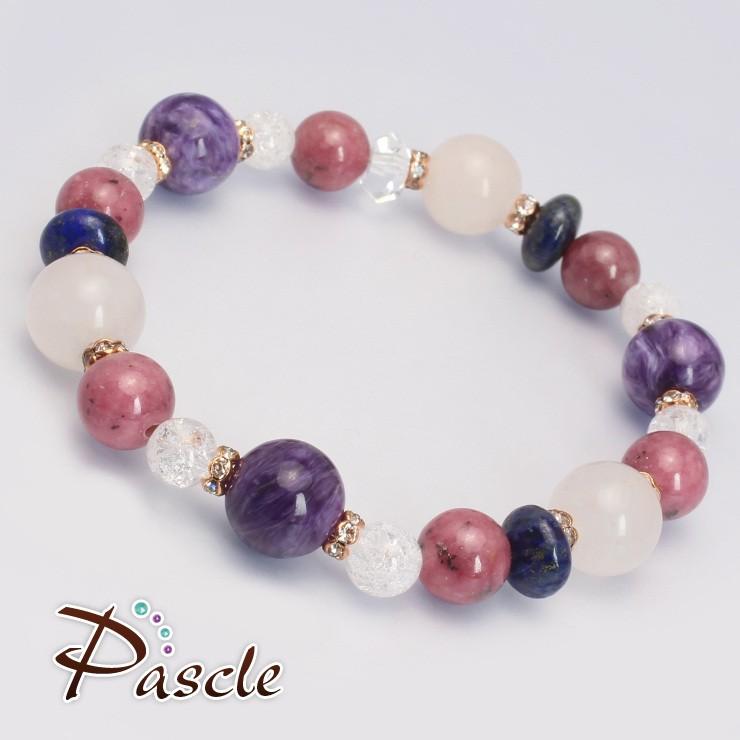 チャロアイト・ロードナイト デザインブレスレット |  | 01