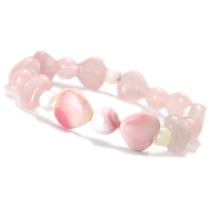 ローズクォーツ リボンブレスレット |  | 06