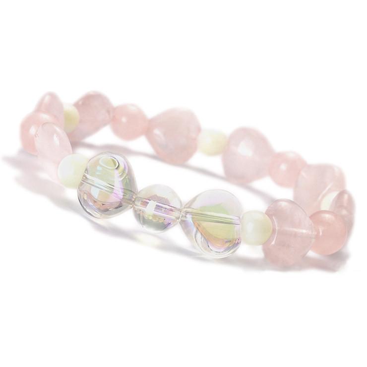 ローズクォーツ リボンブレスレット |  | 07