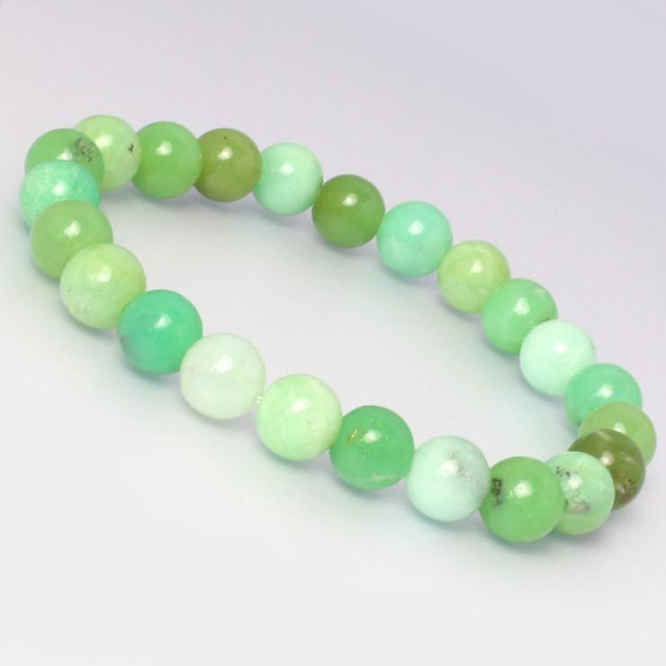 クリソプレーズ8mm シンプルブレスレット | 