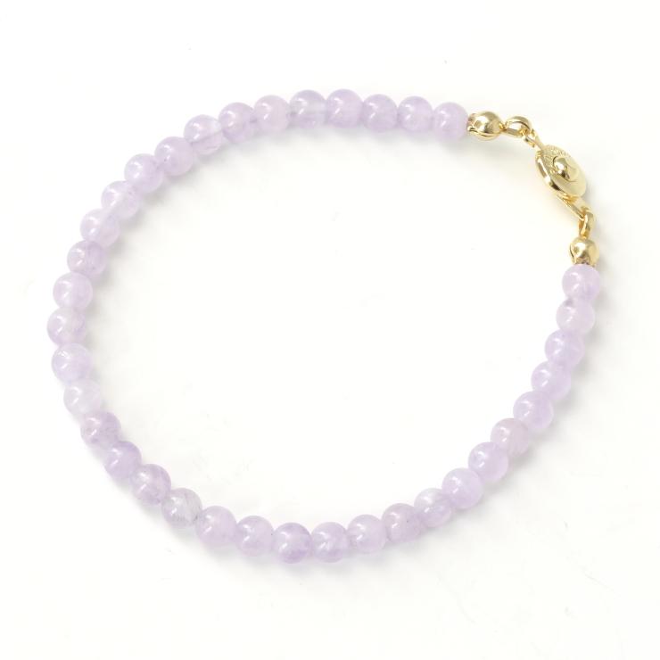 【fine】ラベンダーアメジスト 4mmブレスレット |  | 02