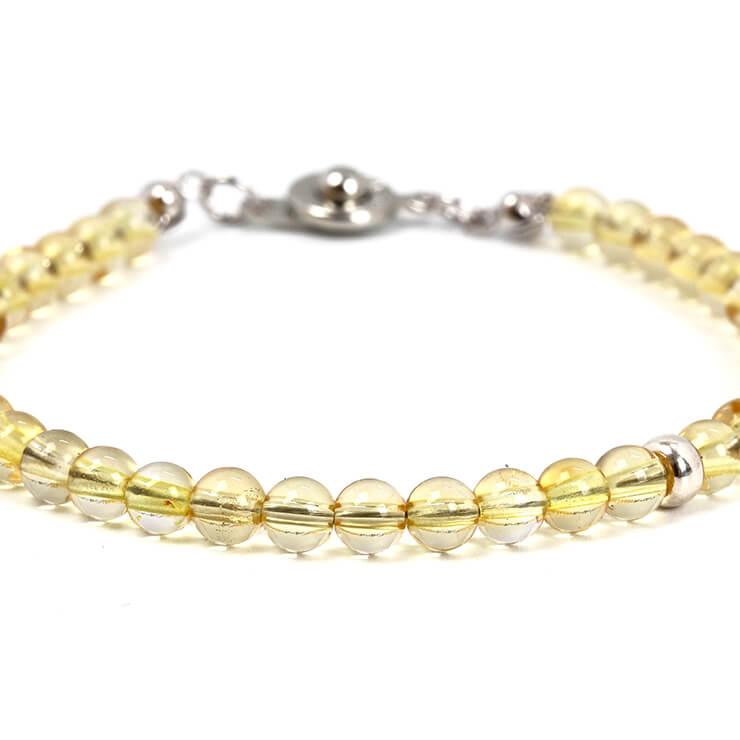 【fine】シトリン 4mmブレスレット |  | 01