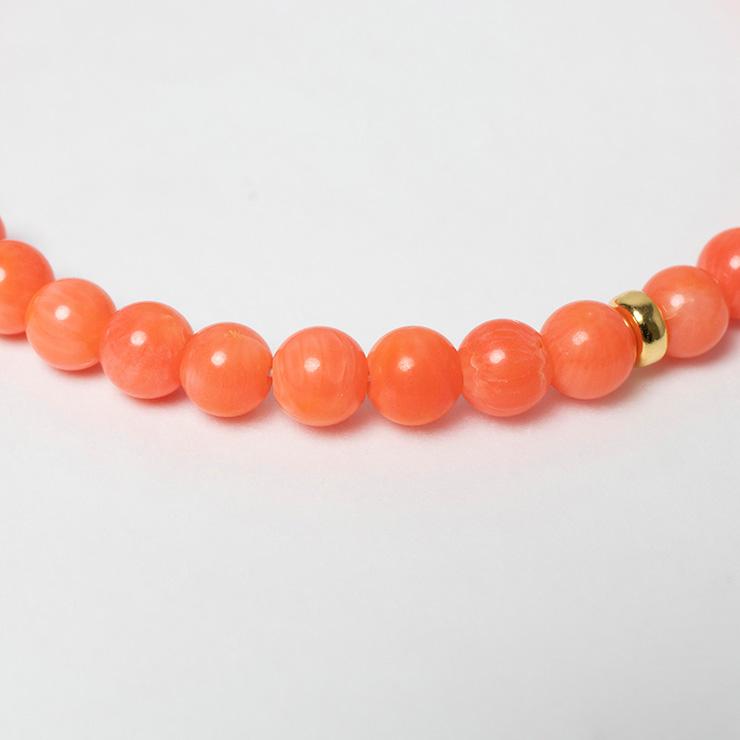 【fine】ピンクコーラル 4mmブレスレット |  | 01