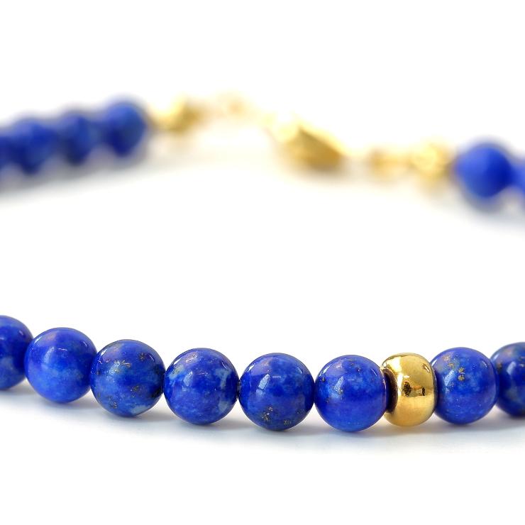 【fine】ラピスラズリ 4mmブレスレット |  | 02