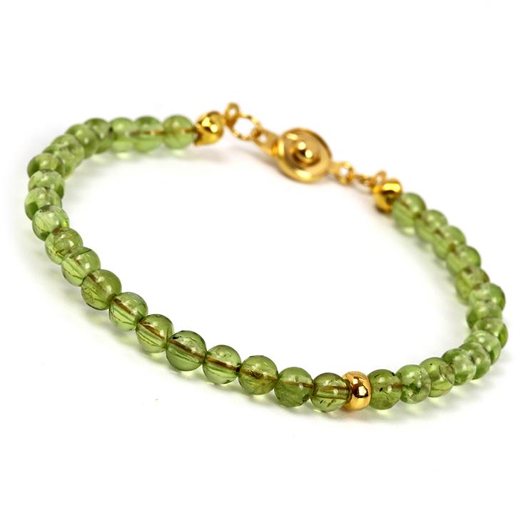 【fine】ペリドット 4mmブレスレット | 
