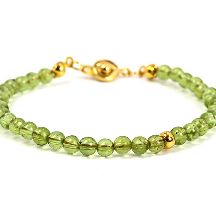 【fine】ペリドット 4mmブレスレット |  | 01