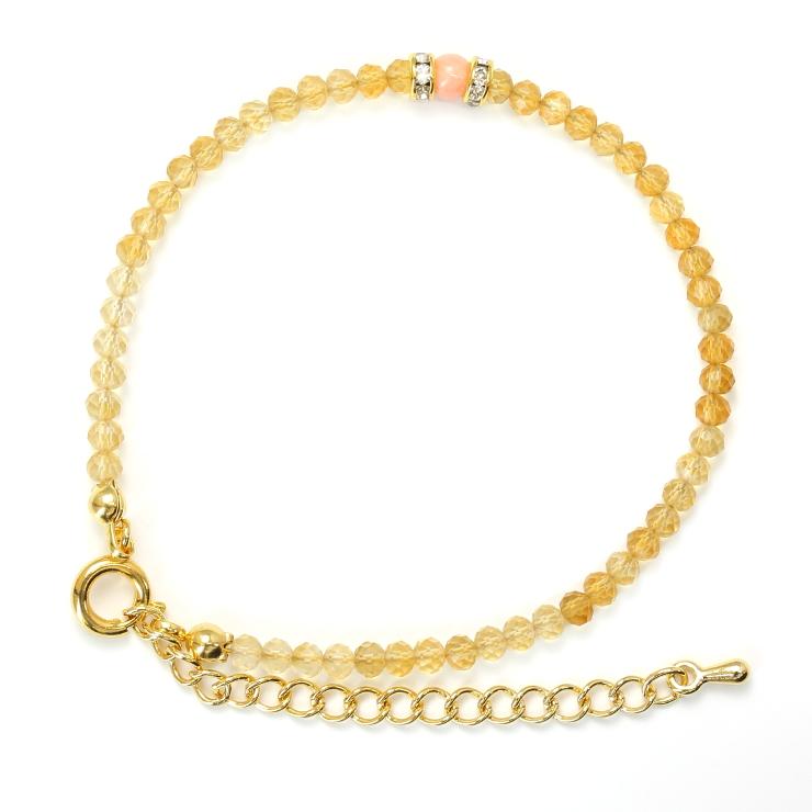 【fine】 3mmカットブレスレット シトリン |  | 03