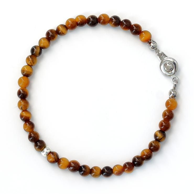 【fine】イエロータイガーアイ 4mmブレスレット |  | 03