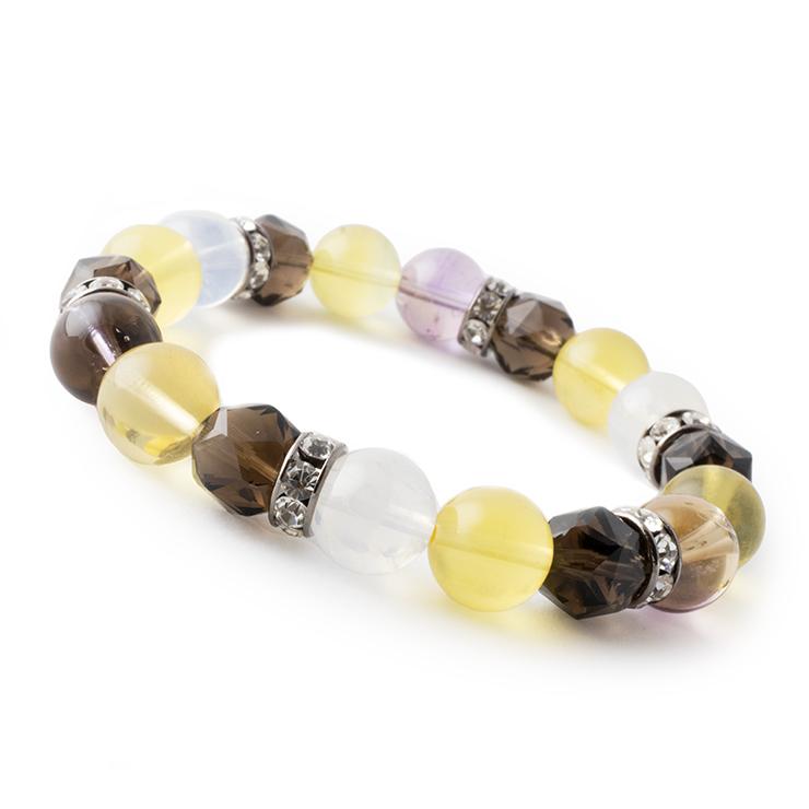 イエローフローライト・アメトリン デザインブレスレット パワーストーン/天然石/ギフト | 