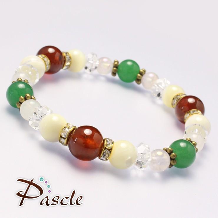 オレンジガーネット デザインブレスレット |  | 01