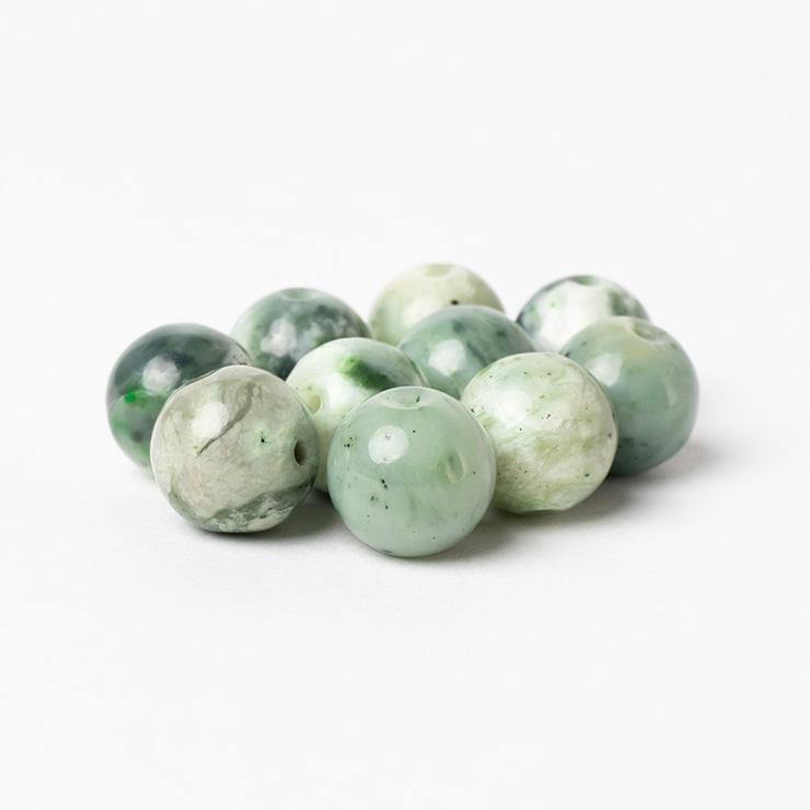 【粒売り/バラ売り】日高翡翠（北海道）10mm |  | 01