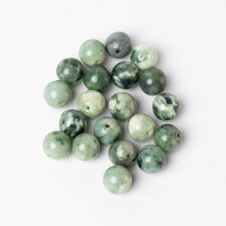 【粒売り/バラ売り】日高翡翠（北海道）10mm |  | 02