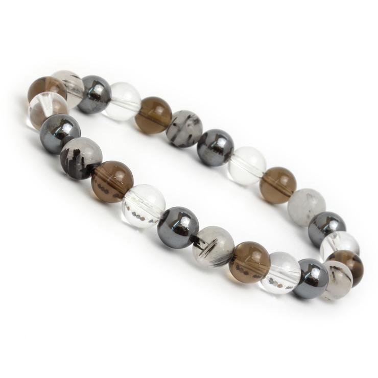 ヘマタイト・トルマリンクォーツ デザインブレスレット | 