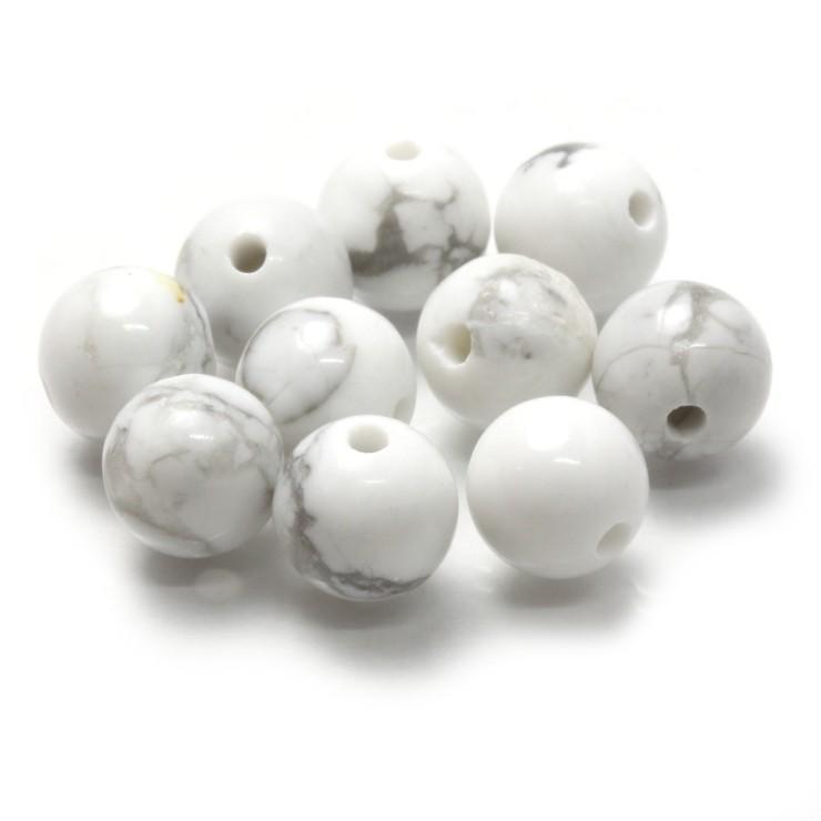 【粒売り/バラ売り】ハウライト(マグネサイト) 6mm |  | 01