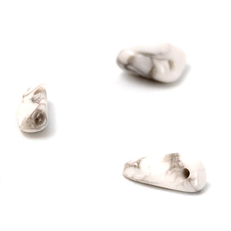 【切り売り/5cm単位】天然石さざれビーズ ハウライト（4mm〜11mm） | 