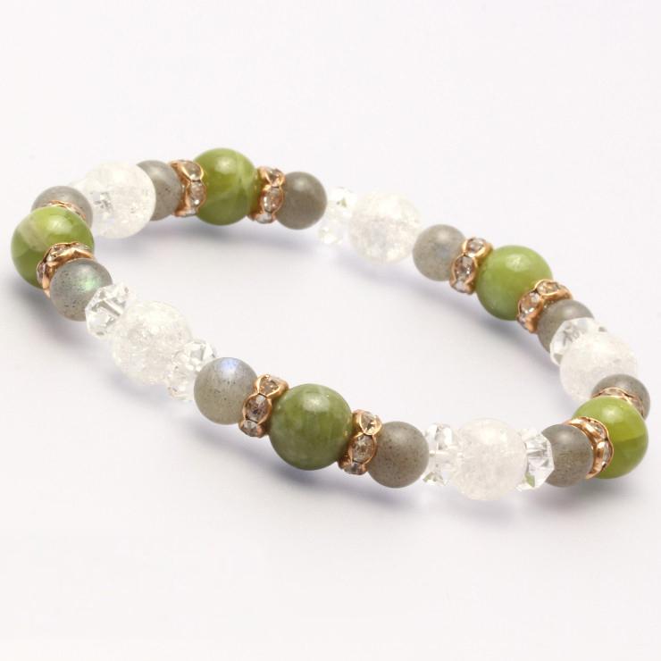 アイドクレース・ラブラドライト デザインブレスレット | 