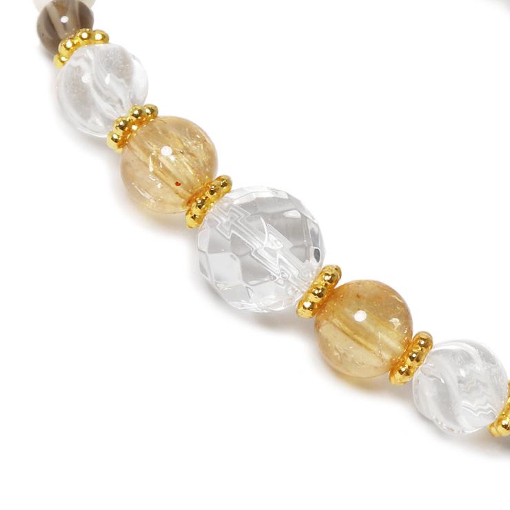 インペリアルトパーズ 6mm デザインブレスレット |  | 01