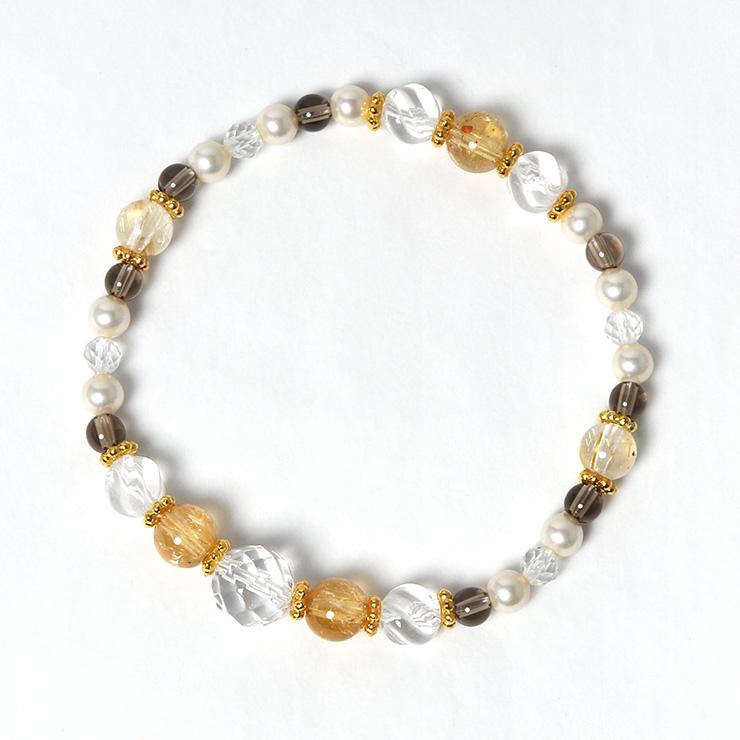 インペリアルトパーズ 6mm デザインブレスレット |  | 02