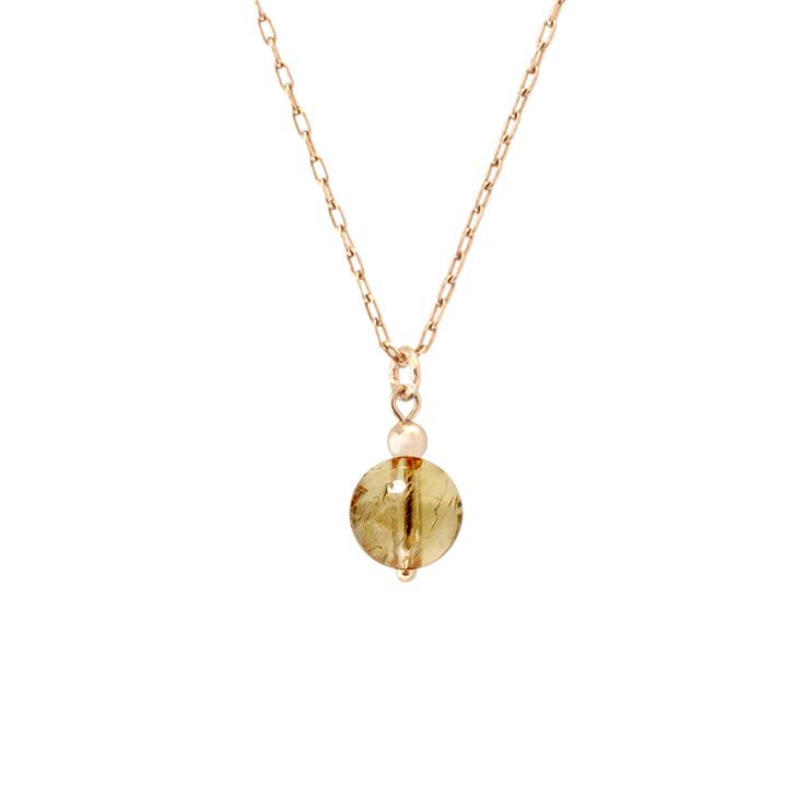 インペリアルトパーズ 6mm ペンダント | 