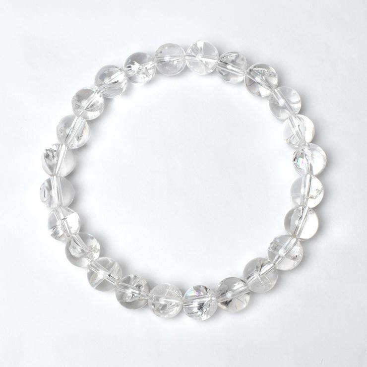 アイリスクォーツ 8mm シンプルブレスレット |  | 02