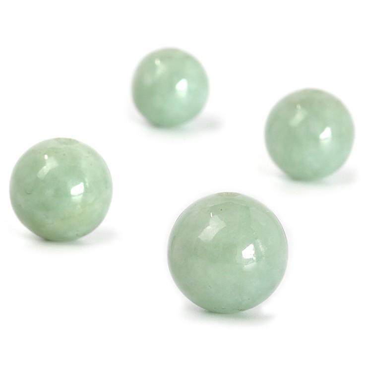 【粒売り/バラ売り】糸魚川翡翠 深緑 10mm |  | 02