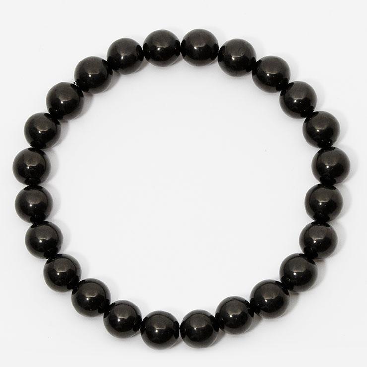 ジェット8mm シンプルブレスレット |  | 02