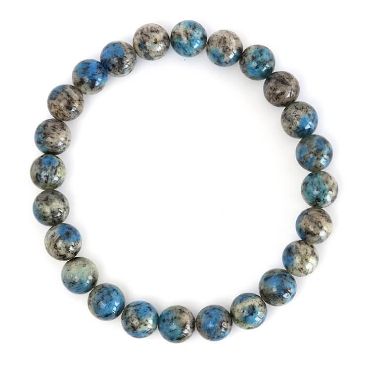 K2ブルー 8mm シンプルブレスレット |  | 03