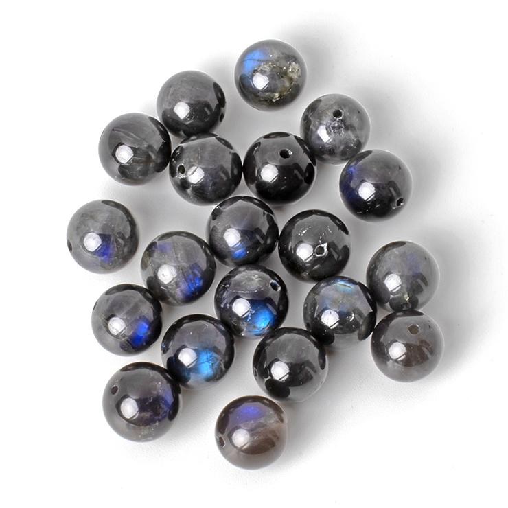 【粒売り/バラ売り】ブラックラブラドライト 10mm |  | 02