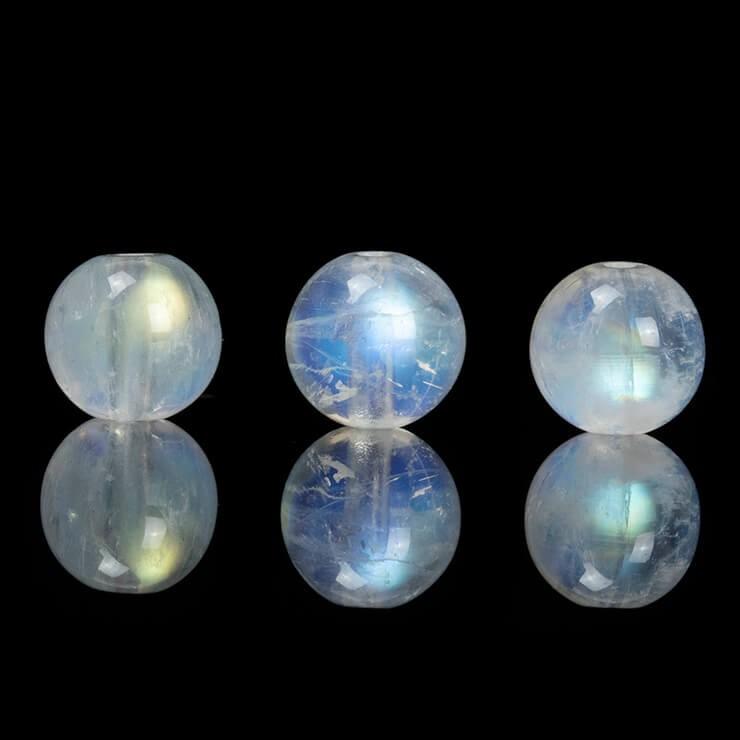 【粒売り/バラ売り】ホワイトラブラドライト 6mm |  | 03