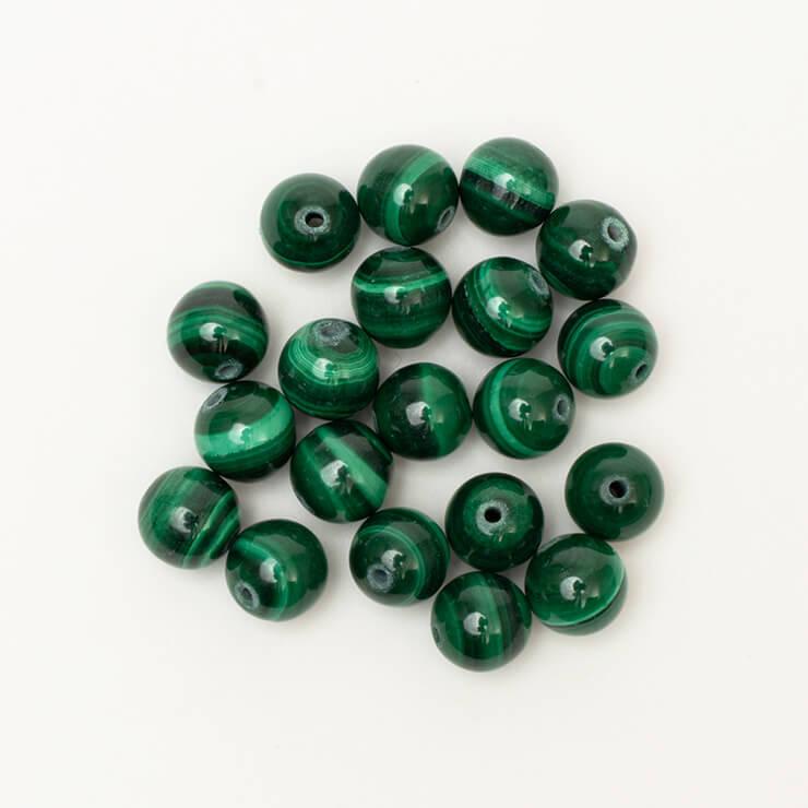 【粒売り/バラ売り】マラカイト 6mm |  | 02