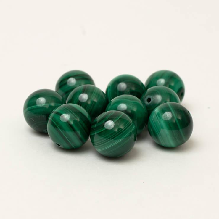 【粒売り/バラ売り】マラカイト 10mm |  | 01
