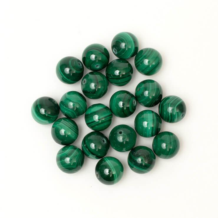 【粒売り/バラ売り】マラカイト 10mm |  | 02