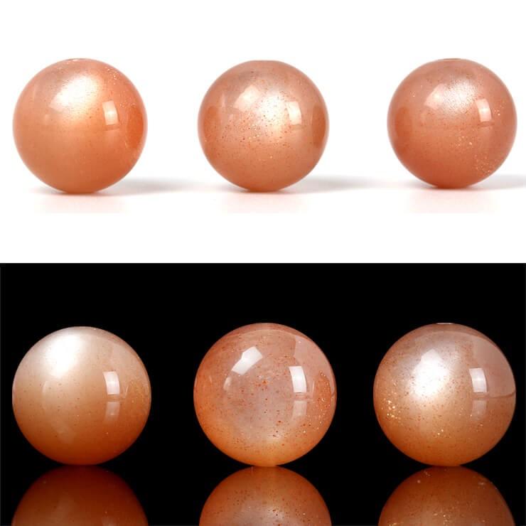 【粒売り/バラ売り】オレンジムーンストーン 12mm |  | 03